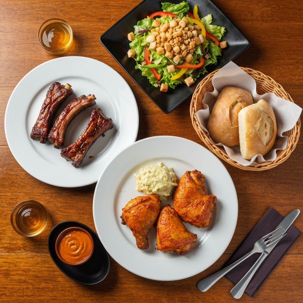Grilled Ribs & Peri Peri Chicken